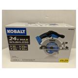 Kobalt 24v 6 1/2' Circular Saw, tool only - new