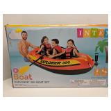 Intex Explorer 300 Boat Set - new