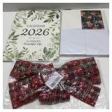 Miscellaneous Items:Thank You Cards, Christmas Bow