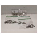 Group of metal miniatures Gun emplacements, wagons