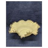 Fenton Silvercrest Fruit/Serving Bowl Ruffled edge