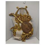 Syroco Musical Wall Hanging Plaque 7236 Lute
