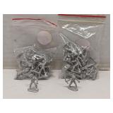 2 bags of vintage Essex metal miniatures for