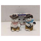 Southwestern Cowboy Bears Salt & Pepper shakers