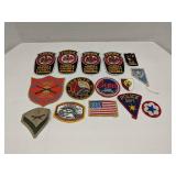 Group of vintage patches