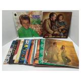 Lot of 20 vintage vinyl records