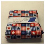 2 Yards of Emma & Mila Patriotic 100% Cotton