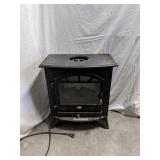 Black electric heater - works