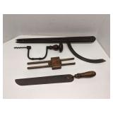 Group of vintage/antique tools
