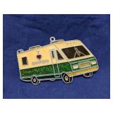 Stained glass RV 'I Love Camping' Sun Catcher