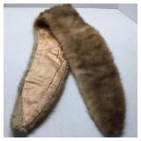 Vtg American Mink Fur Collar Scarf Appear Handmade