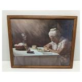 Richard Brooks 'Saying Grace' Framed print