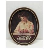 Vintage metal oval Pepsi tray