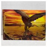 3D Lenticular Wall Art Print 9.5' x 13.5' Chip in