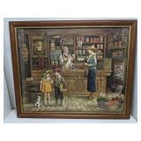 Framed print - Lee Dubin 'The Grocery Store'