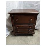 2 Drawer wood end table