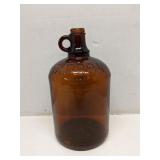 VIntage brown 1 gal. Clorox glass bottle