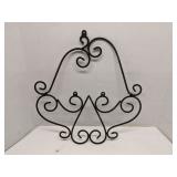 Wrought iron wall decoration