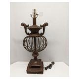 Ornate Urn Table Lamp Bronze Finish