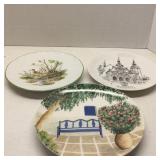 Lot of 3 Collector Decorative Plates