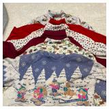 (6) Vtg Made in USA Youth Mock Neck Shirts Jacket