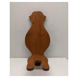 Vintage wood oil lamp wall sconce