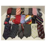 Lot of 20 men's neckties