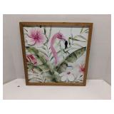Framed print on metal - Flamingo