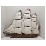 Syroco Plastic Ship Wall Decor