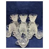 Large group of Anchor Hocking Punch Cups
