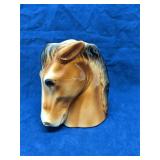 Ceramic horse head planter