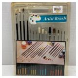 15 Pc Artist Brush Set for Various Painting Tech