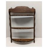 Vintage wood spoon rack