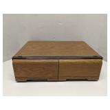 Faux wood VHS Storage case