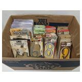 Box full of NOS metal house letters/numbers