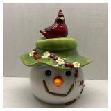 Cypress Home Ceramic Snowbirds Cookie Jar