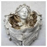 Angle Wall Plaque Bird Feeder 'Rose' Outdoor chip