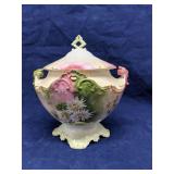 ANtique Porcelain covered serving dish