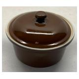 Guernsey Cooking Ware Covered Casserole Dish Brown