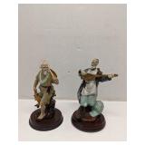 Lot of 2 Chinese Shiwan Mudman Figurines