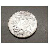 .999 1 oz Silver Eagle Coin, Sunshine Minting