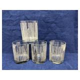 Set of 4 whiskey tumblers - City skyline