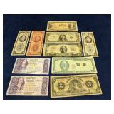 Group of American & foreign paper money