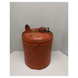 Vintage 5gal metal gas can