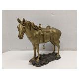 Decorative horse figurine, resin