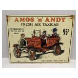 1991 Metal sign Louis Marx Amos 'n' Andy sign