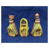 Handmade Guatemalan nativity set