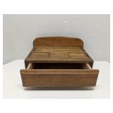 Men's wood vanity/valet jewelry tray/box