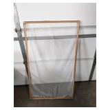 Hanging wood framed storage net 4 ft x 2 ft