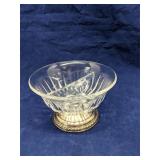 5' Divided glass relish dish